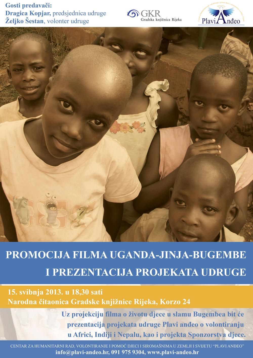 Plakat za prezentaciju udruge u Rijeci